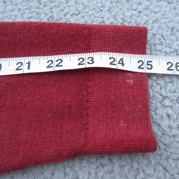 Pendleton Sweater Womens XL Red V-Neck Long Sleeve Soft Comfy‎ warm Winter - Picture 10 of 13
